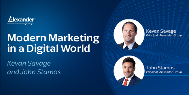 Kevan Savage-John Stamos-Alexander Group-Marketing